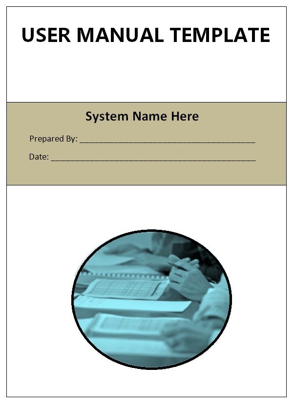 Free User Manual Template